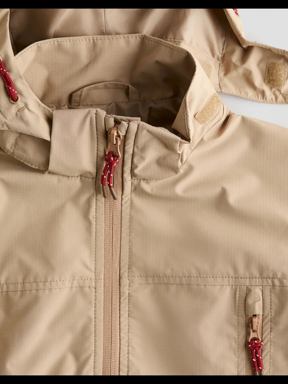 H&M Kids Beige HoodedWater-Repellent Windbreaker